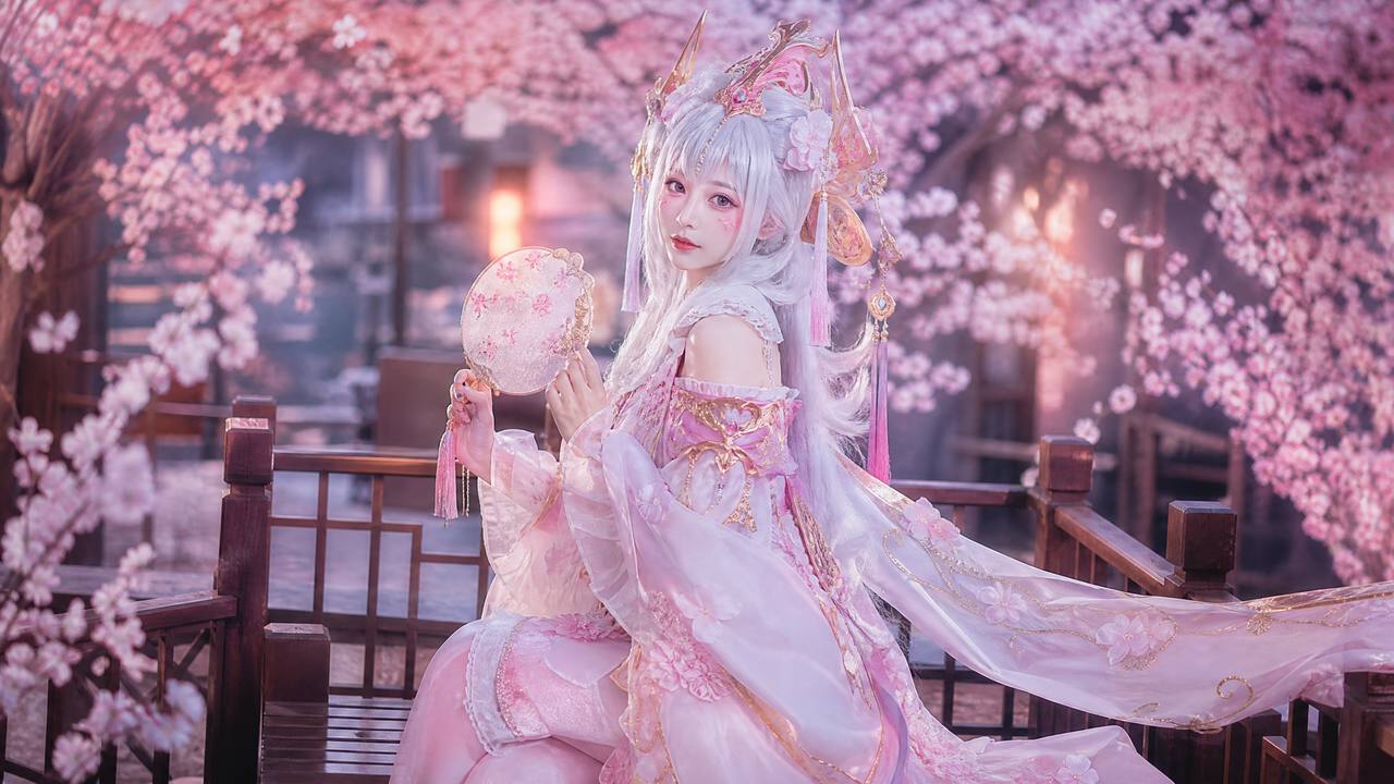 四虎视频动漫cosplay视频教程-汉服古风变装